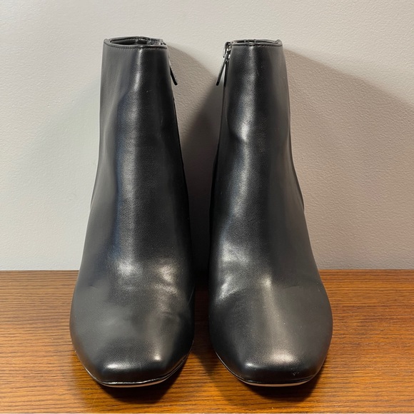 NWT | Circus by Sam Edelman Kate Bootie Ankle Boot Black Napa Leather - Picture 3 of 16